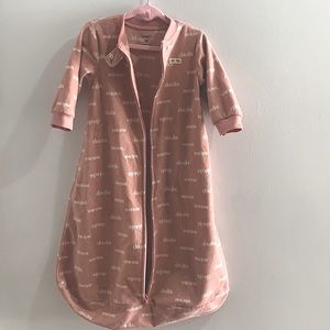 onezy pink sip up sleeper